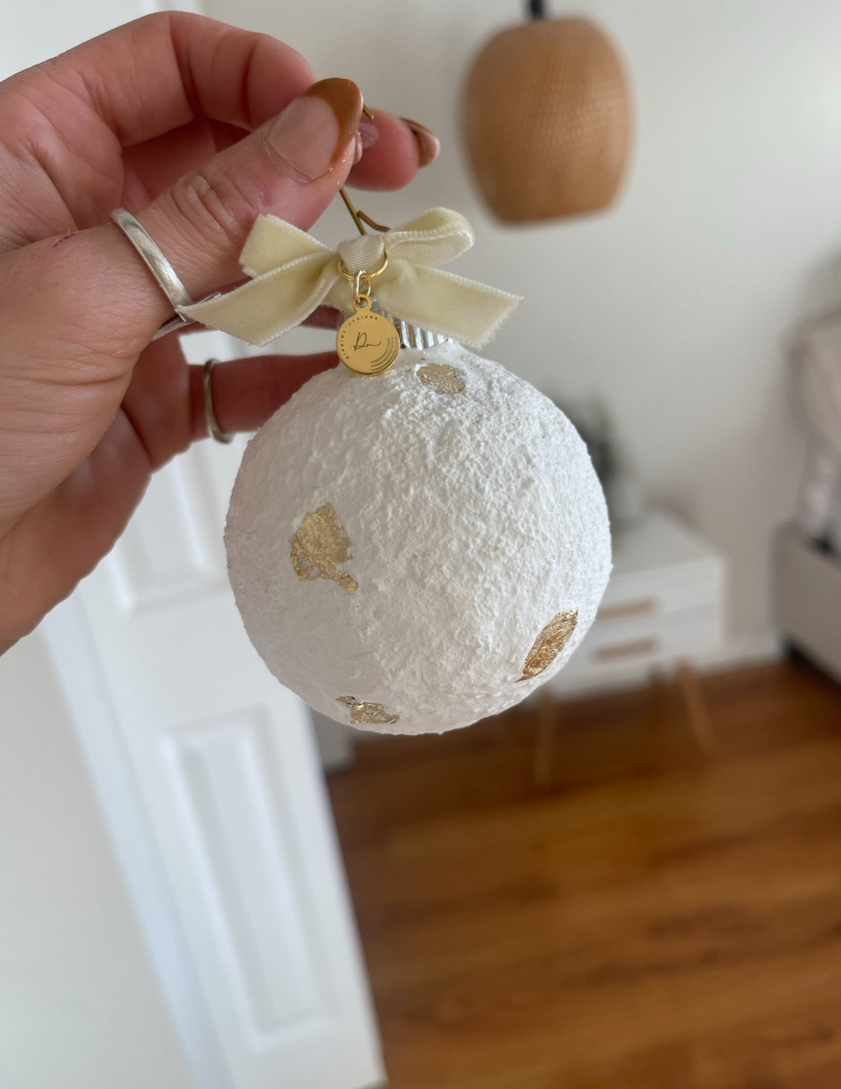 Textured Holiday Ornaments